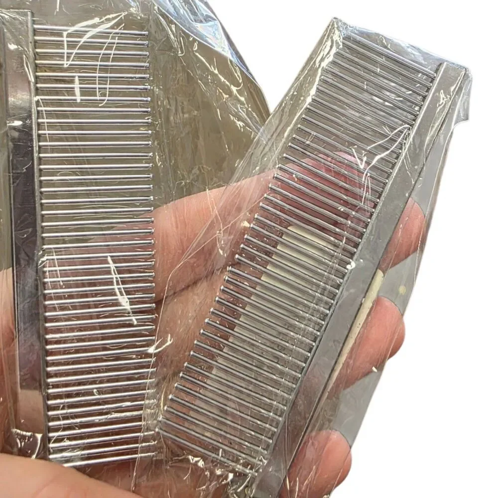 Set of 2 Wood Handle Combs
